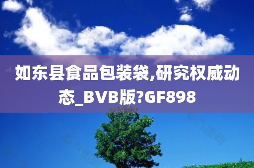 如东县食品包装袋,研究权威动态_BVB版?GF898