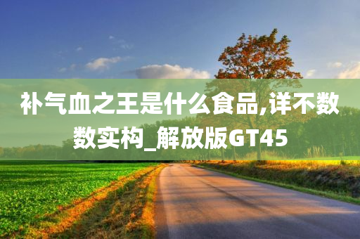 补气血之王是什么食品,详不数数实构_解放版GT45