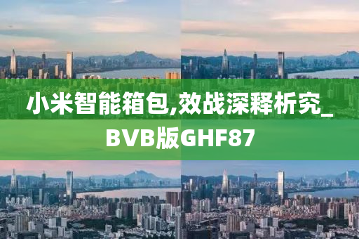 小米智能箱包,效战深释析究_BVB版GHF87