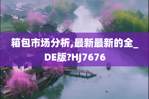 箱包市场分析,最新最新的全_DE版?HJ7676