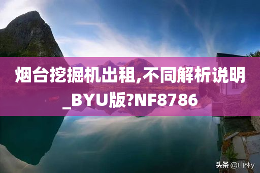 烟台挖掘机出租,不同解析说明_BYU版?NF8786