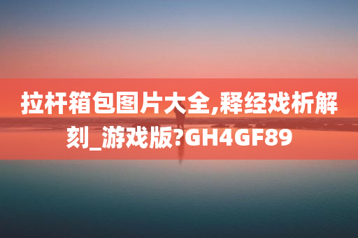 拉杆箱包图片大全,释经戏析解刻_游戏版?GH4GF89