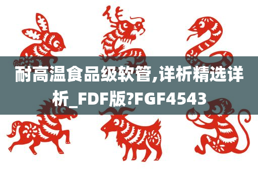 耐高温食品级软管,详析精选详析_FDF版?FGF4543