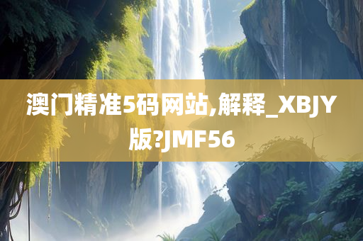 澳门精准5码网站,解释_XBJY版?JMF56