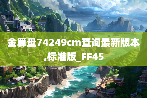 金算盘74249cm查询最新版本,标准版_FF45