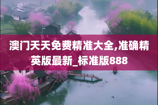 澳门天天免费精准大全,准确精英版最新_标准版888