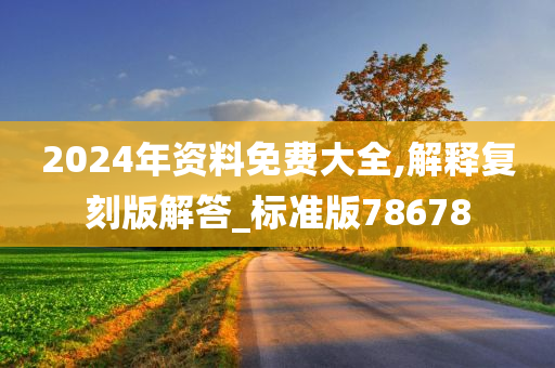 2024年资料免费大全,解释复刻版解答_标准版78678