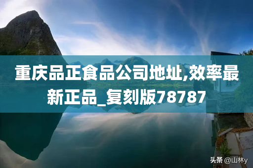 重庆品正食品公司地址,效率最新正品_复刻版78787