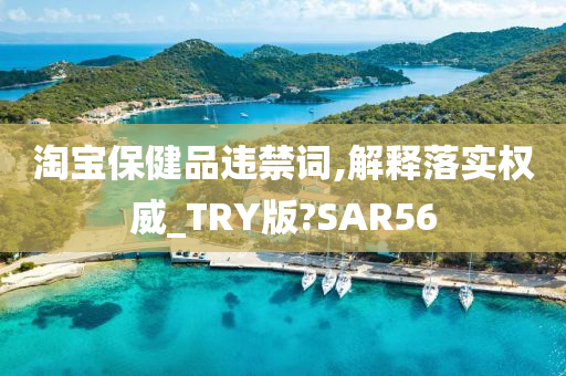 淘宝保健品违禁词,解释落实权威_TRY版?SAR56