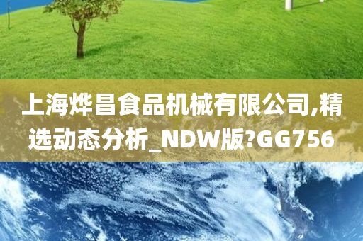 上海烨昌食品机械有限公司,精选动态分析_NDW版?GG756