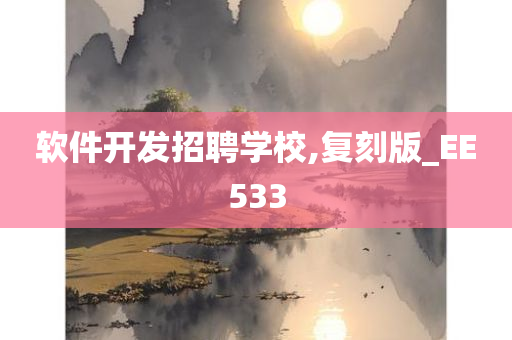 软件开发招聘学校,复刻版_EE533