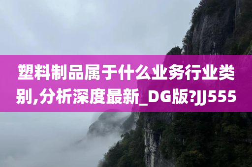 塑料制品属于什么业务行业类别,分析深度最新_DG版?JJ555