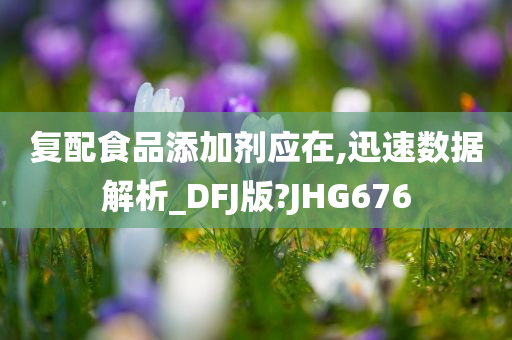 复配食品添加剂应在,迅速数据解析_DFJ版?JHG676