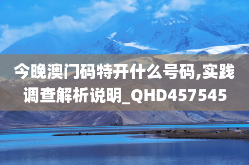 今晚澳门码特开什么号码,实践调查解析说明_QHD457545