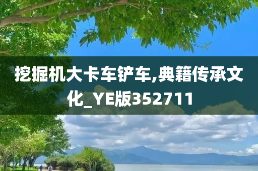 挖掘机大卡车铲车,典籍传承文化_YE版352711