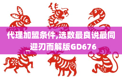 代理加盟条件,选数最良说最同_迎刃而解版GD676