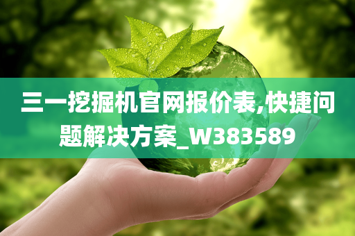 三一挖掘机官网报价表,快捷问题解决方案_W383589