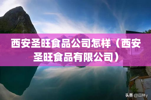 西安圣旺食品公司怎样（西安圣旺食品有限公司）