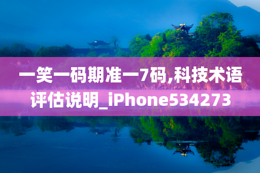 一笑一码期准一7码,科技术语评估说明_iPhone534273