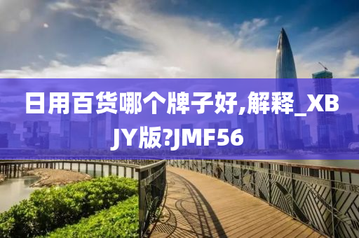 日用百货哪个牌子好,解释_XBJY版?JMF56