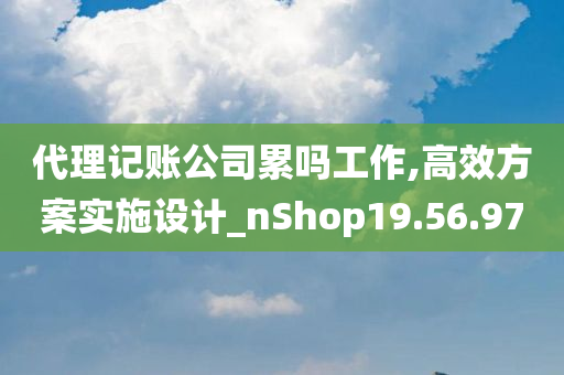 代理记账公司累吗工作,高效方案实施设计_nShop19.56.97