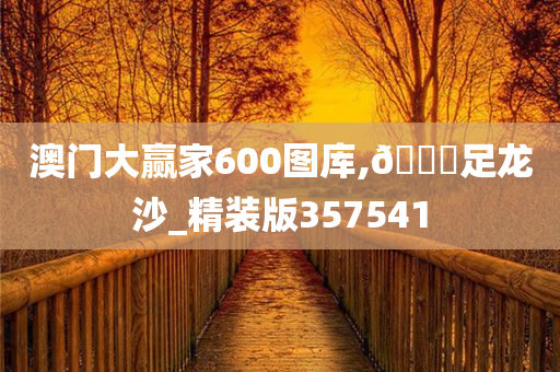 澳门大赢家600图库,🐎足龙沙_精装版357541