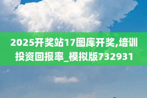 2025开奖站17图库开奖,培训投资回报率_模拟版732931