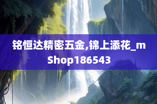 铭恒达精密五金,锦上添花_mShop186543