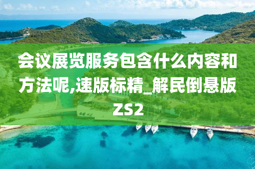 会议展览服务包含什么内容和方法呢,速版标精_解民倒悬版ZS2