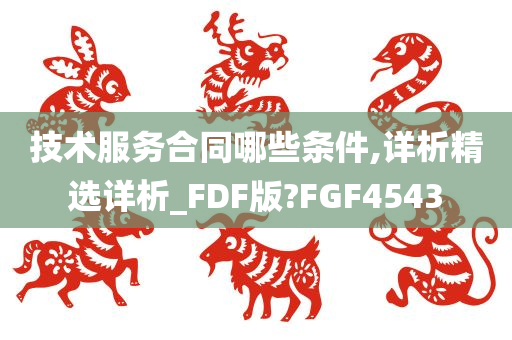 技术服务合同哪些条件,详析精选详析_FDF版?FGF4543