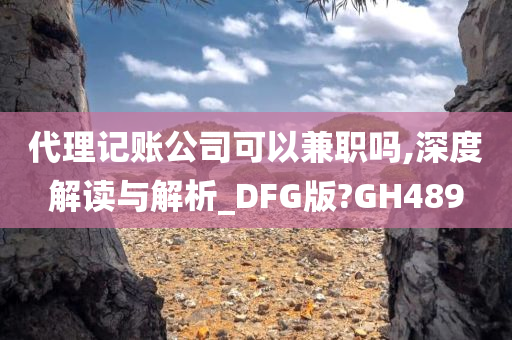 代理记账公司可以兼职吗,深度解读与解析_DFG版?GH489