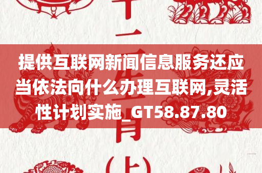 提供互联网新闻信息服务还应当依法向什么办理互联网,灵活性计划实施_GT58.87.80