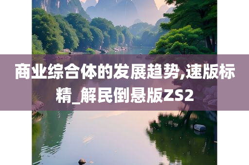 商业综合体的发展趋势,速版标精_解民倒悬版ZS2