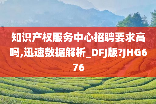 知识产权服务中心招聘要求高吗,迅速数据解析_DFJ版?JHG676