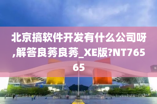 北京搞软件开发有什么公司呀,解答良莠良莠_XE版?NT76565