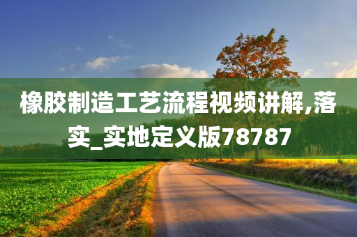 橡胶制造工艺流程视频讲解,落实_实地定义版78787