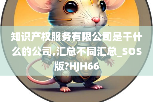 知识产权服务有限公司是干什么的公司,汇总不同汇总_SOS版?HJH66