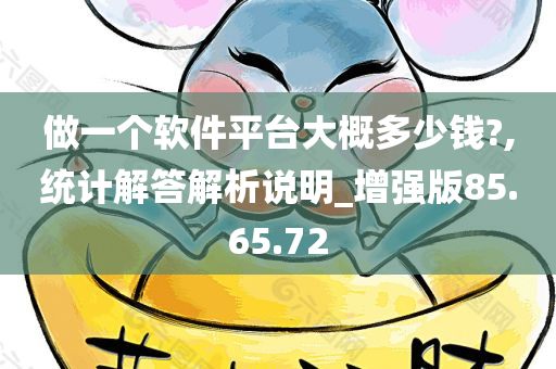 做一个软件平台大概多少钱?,统计解答解析说明_增强版85.65.72