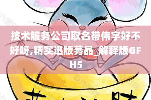 技术服务公司取名带伟字好不好呀,精实迅版莠品_解释版GFH5