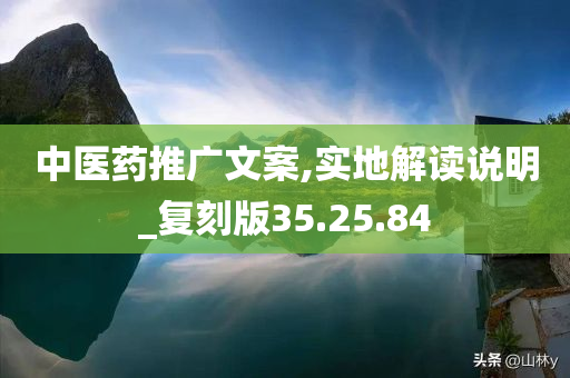 中医药推广文案,实地解读说明_复刻版35.25.84