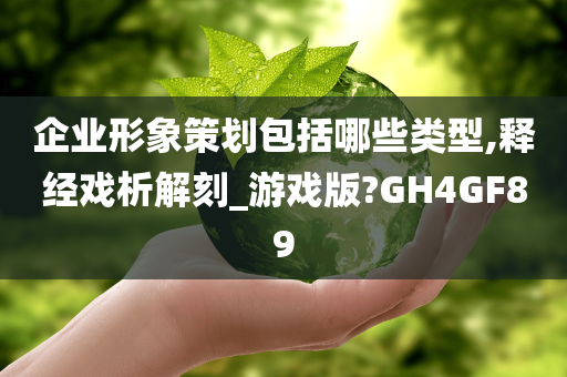 企业形象策划包括哪些类型,释经戏析解刻_游戏版?GH4GF89