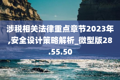 涉税相关法律重点章节2023年,安全设计策略解析_微型版28.55.50