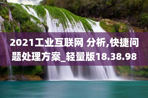 2021工业互联网 分析,快捷问题处理方案_轻量版18.38.98