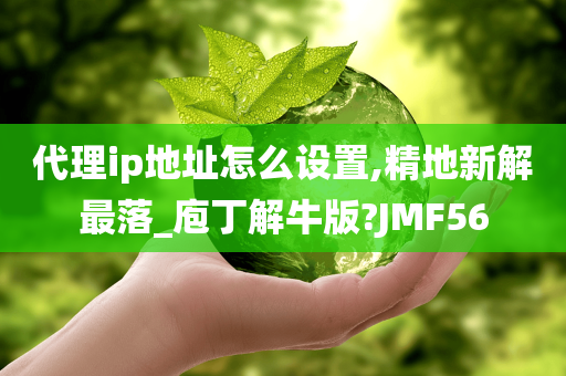 代理ip地址怎么设置,精地新解最落_庖丁解牛版?JMF56