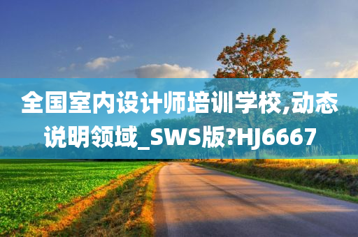 全国室内设计师培训学校,动态说明领域_SWS版?HJ6667