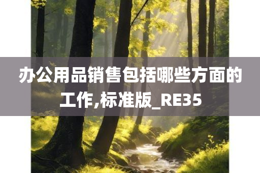 办公用品销售包括哪些方面的工作,标准版_RE35