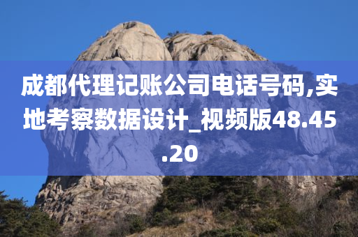 成都代理记账公司电话号码,实地考察数据设计_视频版48.45.20