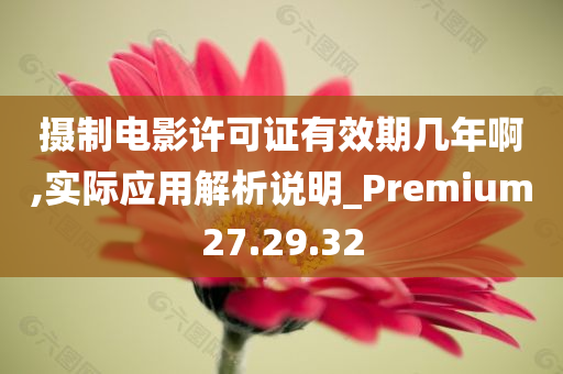 摄制电影许可证有效期几年啊,实际应用解析说明_Premium27.29.32