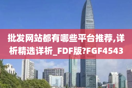 批发网站都有哪些平台推荐,详析精选详析_FDF版?FGF4543