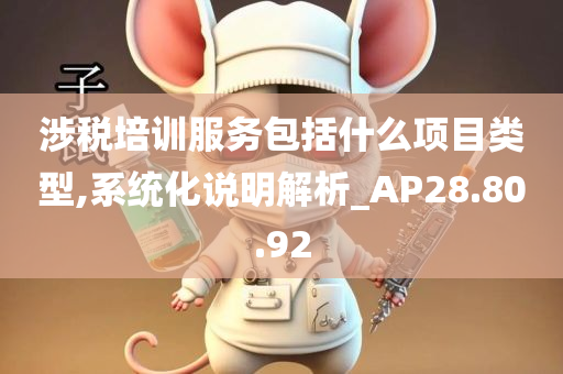 涉税培训服务包括什么项目类型,系统化说明解析_AP28.80.92